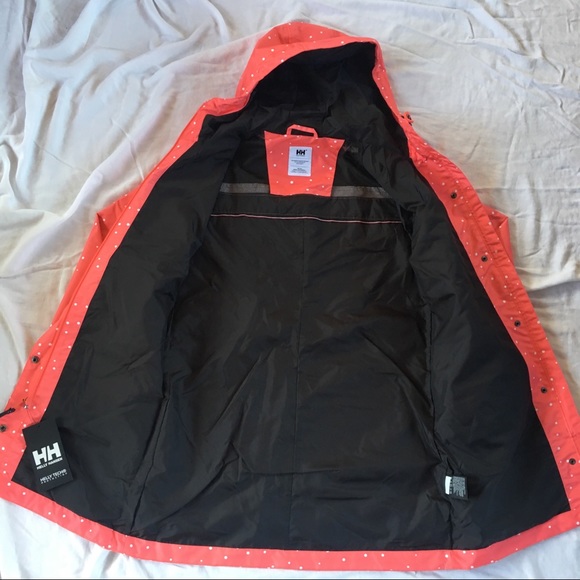 Helly Hansen Lyness Coat rain jacket women's medium NWT light fall spring - Picture 3 of 8